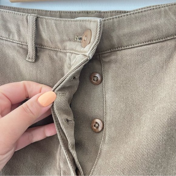 ❌SOLD❌ Wilfred Free Modern Cargo Pant High-waisted cargo pants brown size 8 - Picture 9 of 15